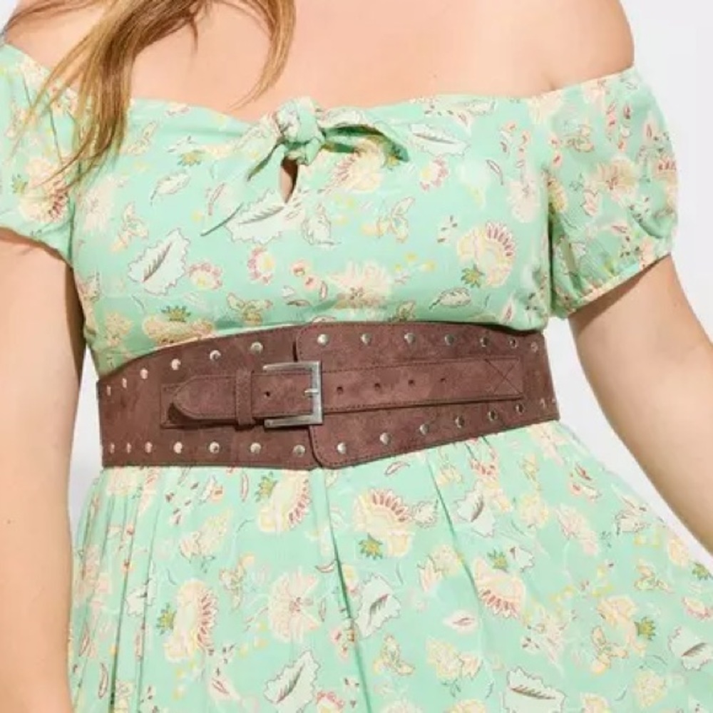 NWT Torrid Brown Studded Belt